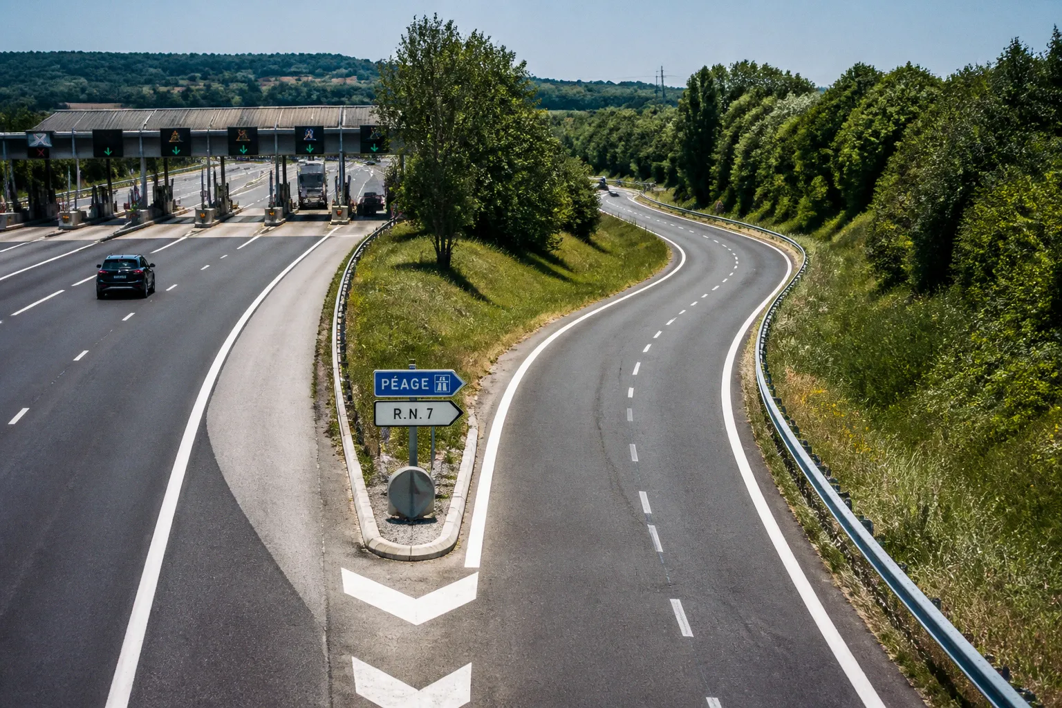 Péage ou route nationale : quel trajet choisir en France ?